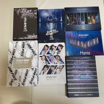 Snow Man 라이브 Blu-ray 묶음 판매