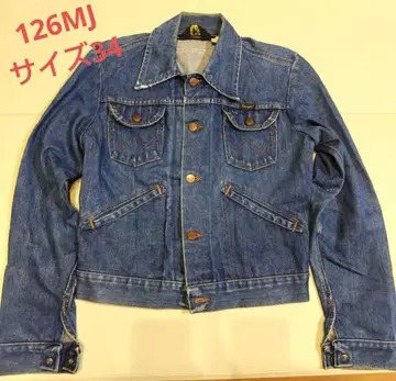 USA제 wrangler 데님 자켓 126MJ 사이즈 34