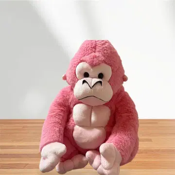 핑크 고릴라 봉제 인형 본체