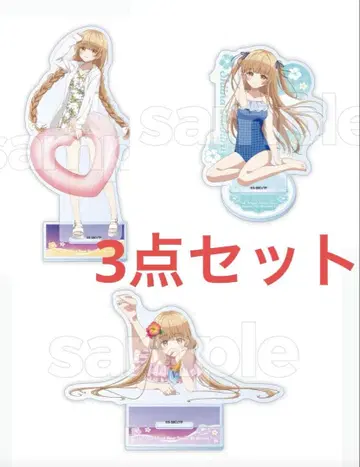 3세트 이웃집 천사님 DMM 스크래치 복권 아크릴 스탠드