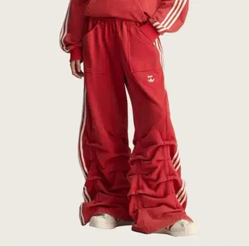 adidas by Avavav PLEATED TRACK PANTS RED