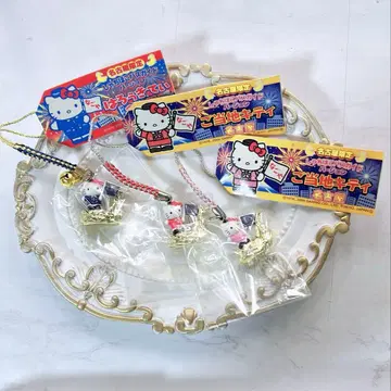 헬로키티 아이치 한정판 샤치호코 버스 가이드 스트랩