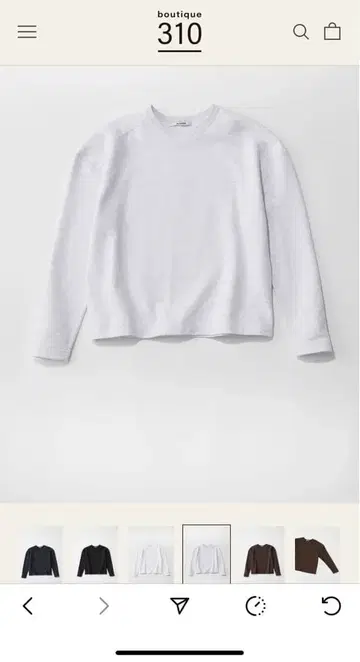 [ 미개봉 ] boutique310 소두 맨투맨 마블