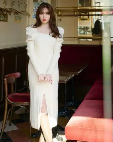 Herlipto Bambina 케이블 니트 드레스