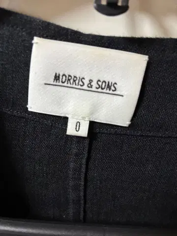 morris&sons 노카라 자켓