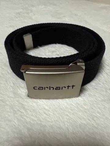 carhartt 블랙 벨트 클립 벨트 크롬