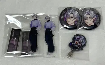 니지산지 2시라던가 광란 RIOT 특전 아크릴 스탠드 캔뱃지 후와 미나토