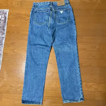 GUESS 스트레이트 데님 팬츠 블루