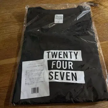 TWENTY FOUR SEVEN 블랙 T셔츠 XL