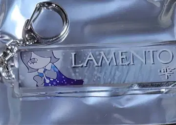 팝픈뮤직 곡 배너 아크릴 키링 라멘토 여자아이 물방울