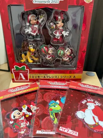 디즈니 오너먼트 미키&프렌즈 시리즈 A&아크릴 오너먼트 3종