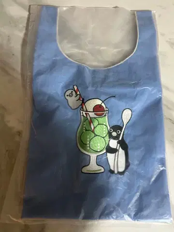 [ 미사용 새상품 ] Suica 펭귄 크림 소다 자수 백