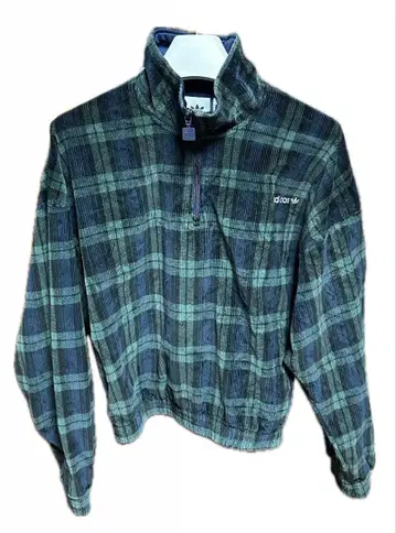 adidas 하프 지퍼 크롭 트레이닝복