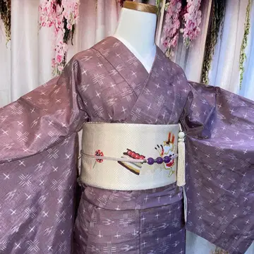 류큐 카스리 이중 기모노 단품