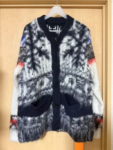 sacai 24-25AW 노르딕 니트 가디건 사카이