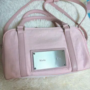 Matin Kim 핑크 미니 보스턴 백