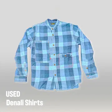 Denali 밴드 카라 체크 셔츠 ( L 사이즈 )