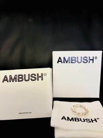 AMBUSH 925 A CHAIN RING 앰부쉬 실버 반지 미사용