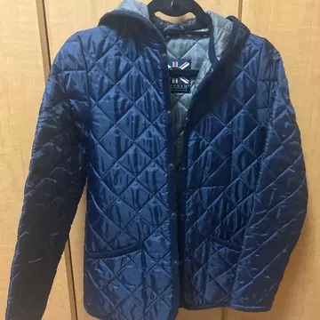 LAVENHAM 네이비 퀼팅 자켓 38