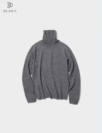 유니클로 3D 캐시미어 니트 XL