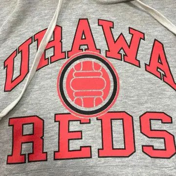 우라와 레즈 URAWA REDS 후드 부착 후드티 그레이