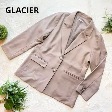 그라시아 베이지 싱글 버튼 자켓 긴팔 비즈니스 캐주얼 LL