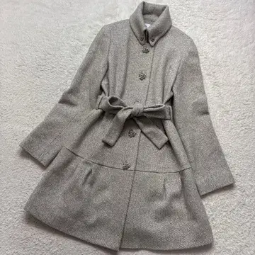 AUSTINREED 오스틴 리드 비쥬 버튼 울 코트