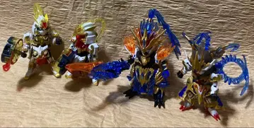 SD 삼국창걸전 [프라모델 4체 세트] 일부 페인팅 완료 정크제품