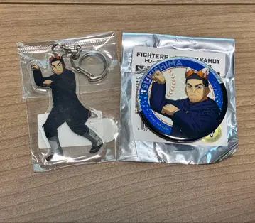 골든 카무이 츠키시마 하지메 홋카이도 파이터즈 콜라보 아크릴 키링 캔뱃지