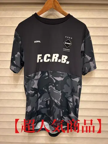 [ 초인기 상품 ] F.C.R.B. 카모 패턴 티셔츠 [ 즉시 완판 ]