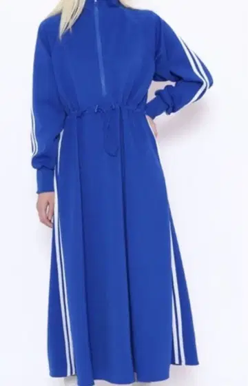 시착만 한 상품 푸뉴즈 PUNYUS 트랙 저리 원피스 블루 사이즈 3