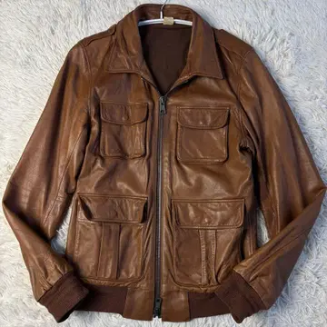 론 헤르만 가죽 자켓 램 가죽 더블 지퍼