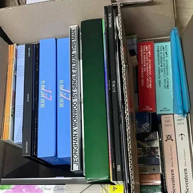 세븐틴 앨범, 응원봉 일괄