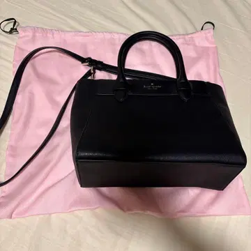 케이트 스페이드 숄더백 2way 가죽 블랙 사피아노