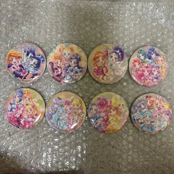 [ 익명 배송 ] 프리큐어 쿠키 캔뱃지 8세트