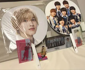 미치에다 슌스케 아크릴 스탠드, 트레이딩 카드, 부채 세트