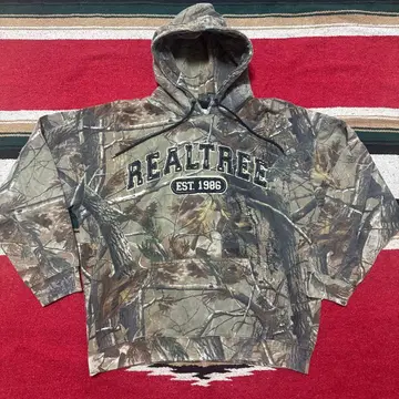 분위기 발군 XL 사이즈 리얼트리 REALTREE 카모플라쥬 후드티