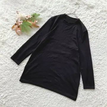 선착순 (F) 긴팔 튜닉 롱T 심플 크루넥 루즈핏