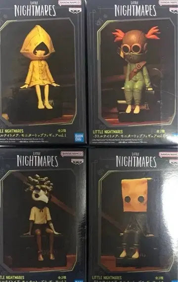 리틀 나이트메어 모니터 탑 피규어 4개 세트