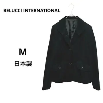 새상품급 벨루치 자켓 포멀 오피스 비즈니스 고급 일본제 블랙 M