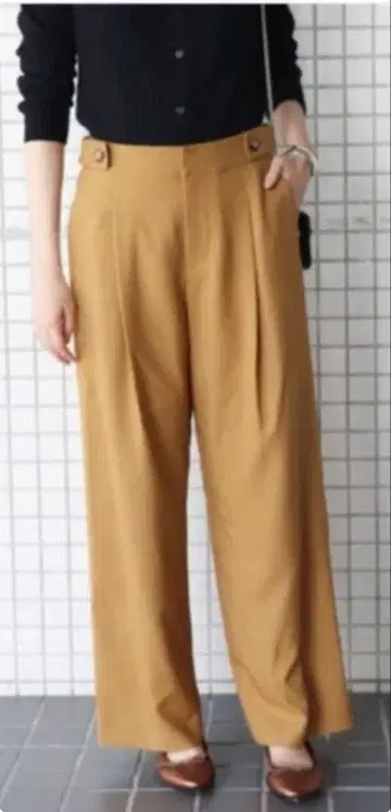 새상품급 SLOBE IENA 와이드 팬츠