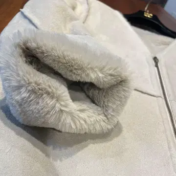 새상품급 렙심 최고의 촉감 무스탕 롱 코트 리버서블 고급스러움