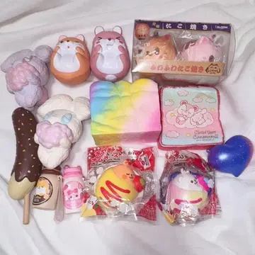 블루 스퀴즈 세트 하라주쿠 스타일