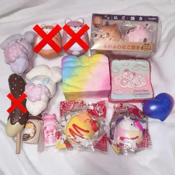 블루 스퀴즈 세트 하라주쿠 스타일