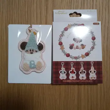 도쿄 디즈니 리조트 크리스마스 리루린린 키체인 스카이블루