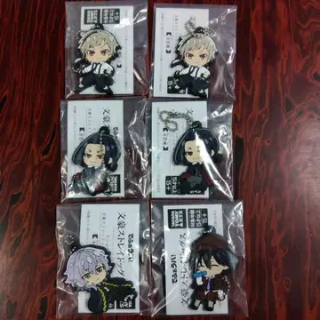 데포라바! 문호 스트레이독스 키링 6개 세트