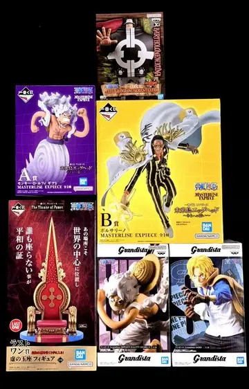 제일복권 원피스 미래섬 허의 옥좌 니카 사보 곰 피규어 총 45점