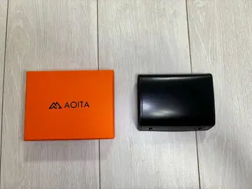 [미사용 새상품] AOITA 접이식 지갑 블랙 박스 포함