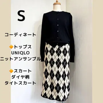 [ USED ] UNIQLO 니트 앙상블 타이트 스커트 S