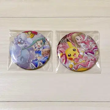 포켓몬 캔뱃지 2개 세트 DOKI DOKI 콘테스트 라이브